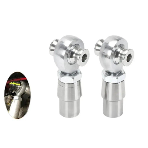 Premium Heavy Duty Heim Joint Rod End Kit 7 8 Inch 2 Pack showing steel ends for 4x4 diesel trucks steering linkage upgrade.