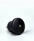 Badass M10 Index Plunger With Spring Actuated Locating Pin And Precision Stainless Steel Dowel Bolt angled view, black design, durable material.