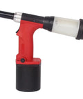Kickass Pneumatic Blind Riveter Gun Handles 2.4 To 4.8MM Fasteners professional-grade tool with red handle and black base.