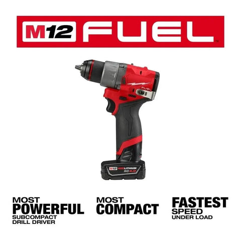 Built Tough Compact 1/2 Inch Cordless Drill Driver Kit with steel chuck and battery for efficient job site use.