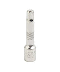 Heavy Duty 1/4 Inch Chrome Socket Wrench Extension Bar crushes tight squeeze jobs with durable 50mm chrome steel construction.