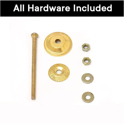 All hardware included for the Fifty Pack Vibrant Orange Ceramic Drawer Knobs With Rounded Corners and a total no sweat install.