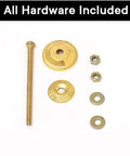 Pretty As Heck Pink Ceramic Star Drawer Knobs 100 Pack Vintage Rose Dresser Pulls For Kitchen Cabinet Hardware No Sweat Install Rust Free Decorative Handles Quick Upgrade Solid Finish hardware set including various metal components.