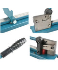 Rail Cutter Tool For Slotted Aluminum With Double Groove Design And 50cm Measuring Ruler Manual Guide ergonomic handle