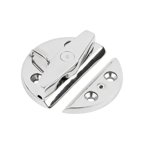 Heavy Duty 316 Stainless Steel Marine Latch 58mm Rust Proof Catch Lock for Boat Door Cabinet Hatch showing a polished latch mechanism.