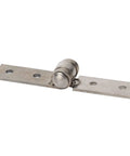 Stainless Steel Frameless Folding Window Hinge Heavy Duty Butt Hinge, polished finish, 8.6x2.3cm, for cabinet doors, electrical boxes, and furniture
