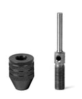 2Pcs Mini Keyless 3 Jaw Drill Chucks Adapter Quick Change Collet Converter for Electric Grinders and Engraving Machines