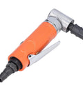Professional Heavy Duty 3/8 Inch Right Angle Air Die Grinder Packing Serious 20000 RPM with orange grip for precise workshop jobs.