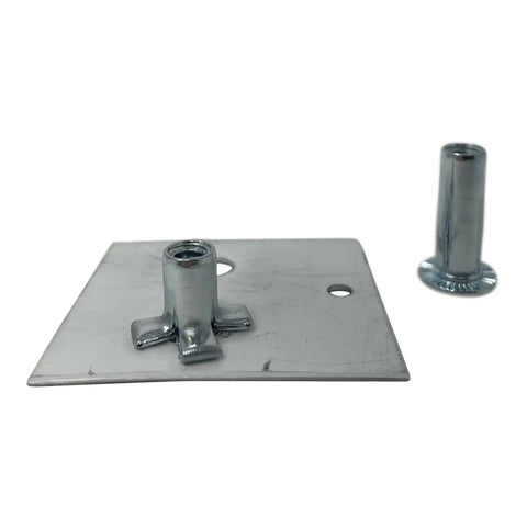 Grab This Epic Rivet Nut Installation Kit With Professional Setting Tool And 1/4-20 Pre-Bulbed Plusnuts Bolts Wrench For Easy Blind Hole Repair Jobs. 1/4-20 steel rivet nut and plate