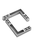 Built Tough Heavy Duty Hidden Door Hinge For Wood And Aluminum Frames Slick Silent Roll Upgraded Industrial Hardware installation bracket.