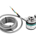 Photoelectric Rotate Encoder For Industrial Automation 3 Phase Hollow Shaft GTK3808 24V with cable and mounting brackets