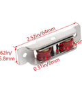 Pack Of Four U Groove Double Wheel Sliding Door Pulleys Built With Tough Stainless Steel And Nylon Rollers For Sleek Cabinet Track Movement And Zero Hassle Window Hardware Swap, showing dimensions and detail.