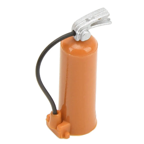 Orange Fire Safety Prop For Rc Crawlers Axial Scx24 Scale Decor Snap On Accessory lightweight plastic fire extinguisher decoration