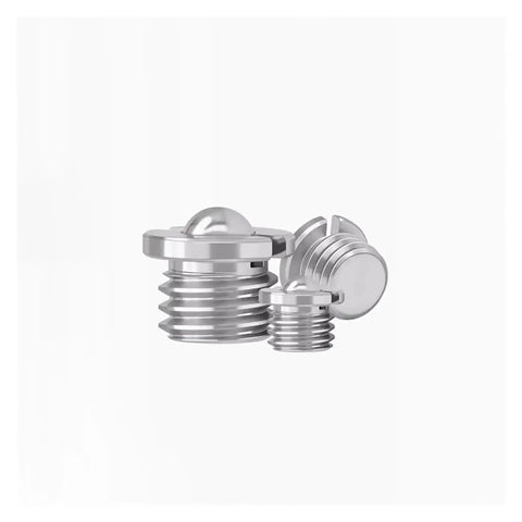 Slick 304 Stainless Steel Spring Plungers Flange Ball Head Step Ball Screws in various sizes for adjustable preload tension.