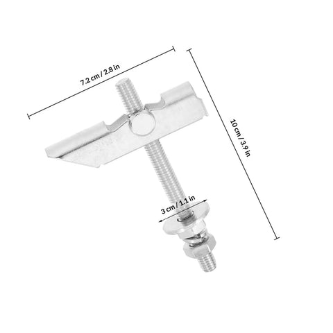 12 Pack Steel Toggle Bolts And Wing Nut Drywall Anchors Kit For Heavy Items On Hollow Walls And Gypsum Board Heavy Duty Adjustable Clamping Width