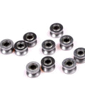 10 Pack 4x13x6mm V624ZZ V Groove Roller Bearing Pulley Wheel Wire Track Guide Built Tough With Silky Carbon Steel.