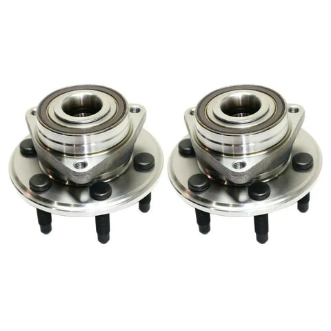 Built Tough Wheel Hub Bearing Assembly Replaces Front And Rear Units On Cadillac SRX 2010 Through 2016 Plus Saab 9 4X 2011 detailed view of sealed hub assembly with bearings.