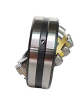 Rugged Double Row Spherical Roller Bearings With Self Aligning Cylindrical Design showing side view detail and heavy duty construction.