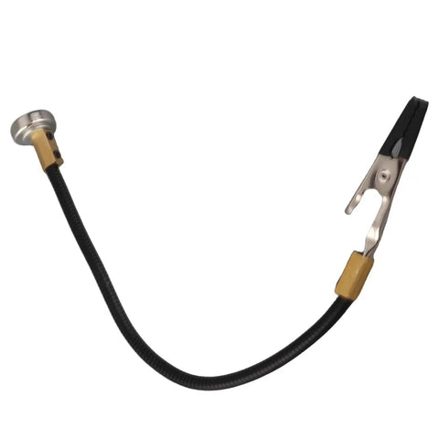 Magnetic Soldering Clip With Adjustable Gooseneck Hand Clamp, Alloy Steel Fixture For Circuit Board Repair And Welding Holding Tool Hands Free, Strong Magnetic Base, Flexible Arm, Black Or Silver, black gooseneck clip