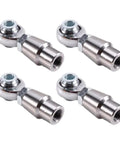 Shop Grade Eight Piece 5/8 Inch 18 Thread heim Joint Rod End Kit With Left And Right Hand Threads Featuring Heavy Duty Spacers Tube Adapters And Jam Nuts For Custom Builds, four heavy-duty heim joints.