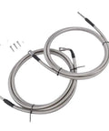 Heavy Duty Plug And Play Fuel Line Quick Fix Kit For Chevy Silverado And Gmc Sierra 1500 Crew Cab 4.8L 5.3L Engines 2004 2006 stainless steel hoses and connectors.