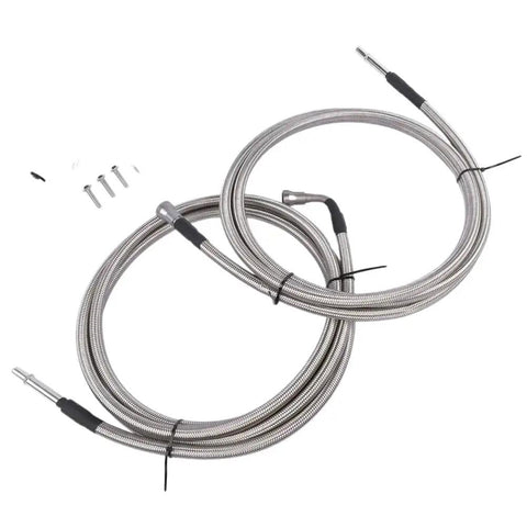 Heavy Duty Plug And Play Fuel Line Quick Fix Kit For Chevy Silverado And Gmc Sierra 1500 Crew Cab 4.8L 5.3L Engines 2004 2006 stainless steel hoses and connectors.