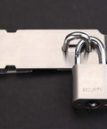 Heavy Duty Stainless Steel Hasp And Staple With Screws For Doors Gates Cabinets Pet Cages Crates Shed And Windows Built Tough
