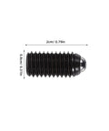 Lock It Down Tight With These 10 Pack Heavy Duty Carbon Steel Hex Ball Plunger Grub Screws, 2cm long with spring-loaded ball.