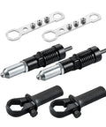 Electric Rivet Gun Adapter Kit With 4 Interchangeable Nosepieces 2.4mm 3.2mm 4.0mm 4.8mm For Cordless Drills product components