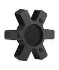 Solid Type Flexible NBR Rubber Spider Center Insert For L Jaw Couplings L110 Fit, Rugged Heavy Duty Vibration Dampening, Durable Black 4 Pack, Precision Machined, Shock Absorb, Ideal For Industrial Equipment, black L110 jaw coupling insert