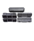 Medium Storage Tray Set Replacement For Packout Compatible System for tool organization, durable plastic trays shown open and closed.