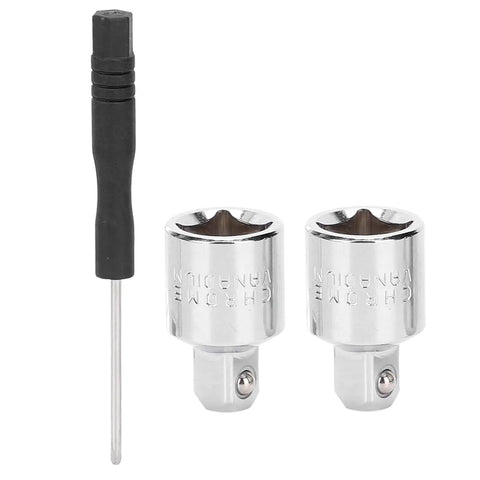 Portable Digital Torque Meter With Precision Wrench Adapter For Car Bearing Checks And Container Lid Tightness Tests Electric Torque Tester featuring chrome sockets and wrench.