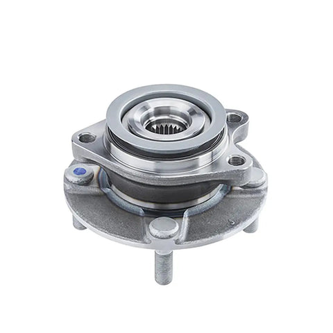 Front Wheel Bearing And Hub Assembly For Nissan Versa 2007 2008 2009 2010 2011 2012, detailed view of heavy-duty bearing and hub.