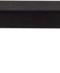 Premium Flat Black Bar Pull Cabinet Handles With 128 Millimeter Center To Center Spacing, 5 inch length and sleek design.