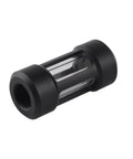 Fabater Water Cooling Filter With Brass Acrylic Build And 02 To 01Mm Stainless Steel Mesh For Pc Waterblocks And Radiators, black inline filter
