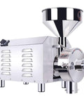 Beast 1500W Heavy Duty Commercial Electric Grain Grinder Pulverizer with stainless steel hopper, side view.