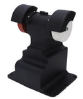 Knockout 18V Cordless Mini Bench Grinder And Buffer Polisher with grinding wheels, compact design for metal grinding and polishing.