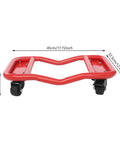 Heavy Duty Portable Trailer Dolly Rack With 6000 Lbs Capacity Auto Movers equipped with ball bearing swivel casters and safety brakes side view.