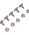 Top Shelf Hammer Head Screws M8 With Nuts Full Thread Stainless Steel Solar Panel Mounting Hardware, M8x20mm fasteners.