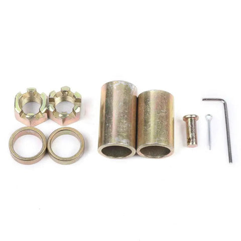 Go Kart Rear Axle Kit 29 Inch 740mm Complete Live Hub With Brake Assembly Pillow Blocks T8F Sprocket 58T components