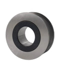 Pro Grade Heavy Duty Forklift Mast Bearing Chain Roller 0009933660, steel roller with black rubber seal, designed for Linde L14 series.