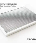 Top Shelf Washable And Reusable Electrostatic HVAC Furnace Air Filter 12x12x1 with mesh design for reduced airflow resistance.