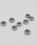 Heavy Duty Sealed Ceramic Ball Bearings For Electric Bikes And Skateboard Trucks High Precision Zirconia Rollers, 4x11x4 mm