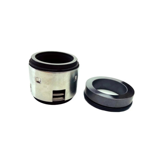 Heavy Duty Precision Machined Mechanical Seal Straight Drop In Replacement For J Crane Type 502 Industrial Pump With Silicon Carbide Shaft And Eighteen mm Fit, detailed view of seal components.