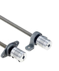 Premium T10 Lead Screw With Nut And Holder Kit For Vertical CNC Machines Featuring 10mm Diameter Ball Threads That Deliver Super Smooth Motion High Efficiency And Zero Stick-Slip Action Perfect For Machining Centers Or DIY Projects. 10mm lead screw kit with nut and bearing holder