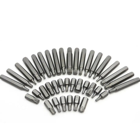 Chrome Vanadium Socket And Wrench Auto Repair Combo Kit Builds Tough Grabs Rusty Bolts Ready To Roll In The Garage Marked Sizes Makes A Killer Gift - assorted sockets arranged in a fan shape.