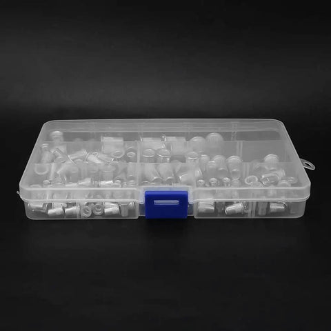Beefy Aluminum Rivet Nut Kit M3 To M8 Threaded Inserts in sturdy storage case for sheet metal, automotive panels, DIY projects