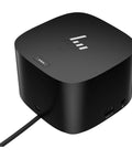 Thunderbolt G4 Dock Bundle With 120W Fast Charging And 4K Screen Support Featuring HDMI USB C DisplayPort Hub, black USB-C hub.