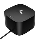 Thunderbolt G4 Dock 120W Bundle Rocks As A Total Game Changer with sleek black design and multiple ports for connectivity.