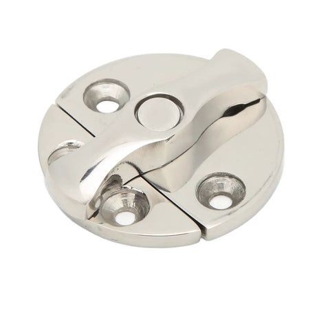 Rugged Marine Grade 316 Stainless Steel Boat Door Catch Latch With 45Mm Round Twist Knob And 180 Degree Rotation Universal Fit For Yachts